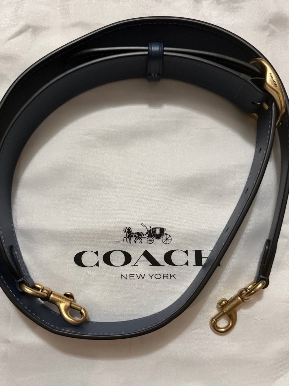 Coach Tabby 30 with Chain Denim Handbag - Picture 12 of 13